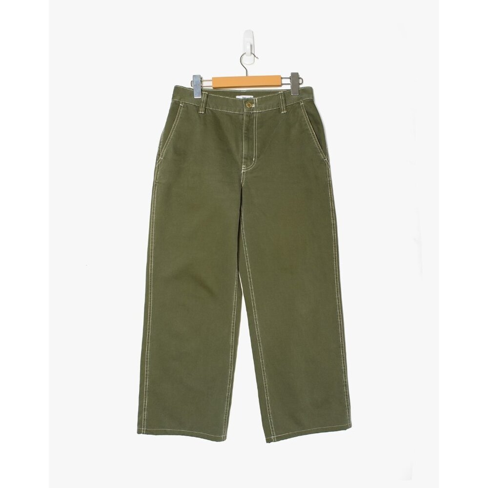 TNA Bellan Wide Leg Pants Olive Green